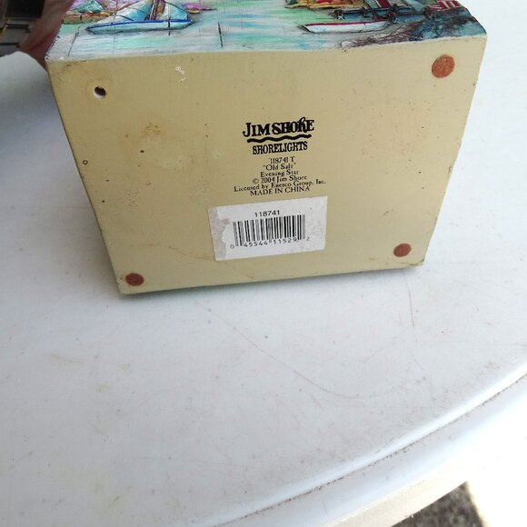 Jim Shore Shorelights Old Salt Evening Star‎ Sea Captain Cat Figurine 118741 - Picture 8 of 8